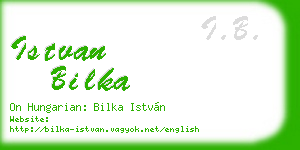 istvan bilka business card